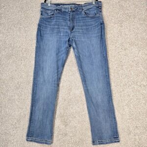 Duluth Trading Co Men's 38x32 Blue Ballroom Double Flex Jeans Slim Fit Stretch